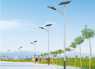 2100lm luminousflux Aluminum Alloy Integrated Solar light led Street Light Built In Lithium Battery