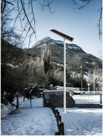 3.2V 50AH Lithium iron phosphate battery Integrated Solar led Street Light 50w 60w 80w 100w 120w